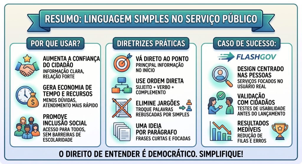 resumo da linguagem simples